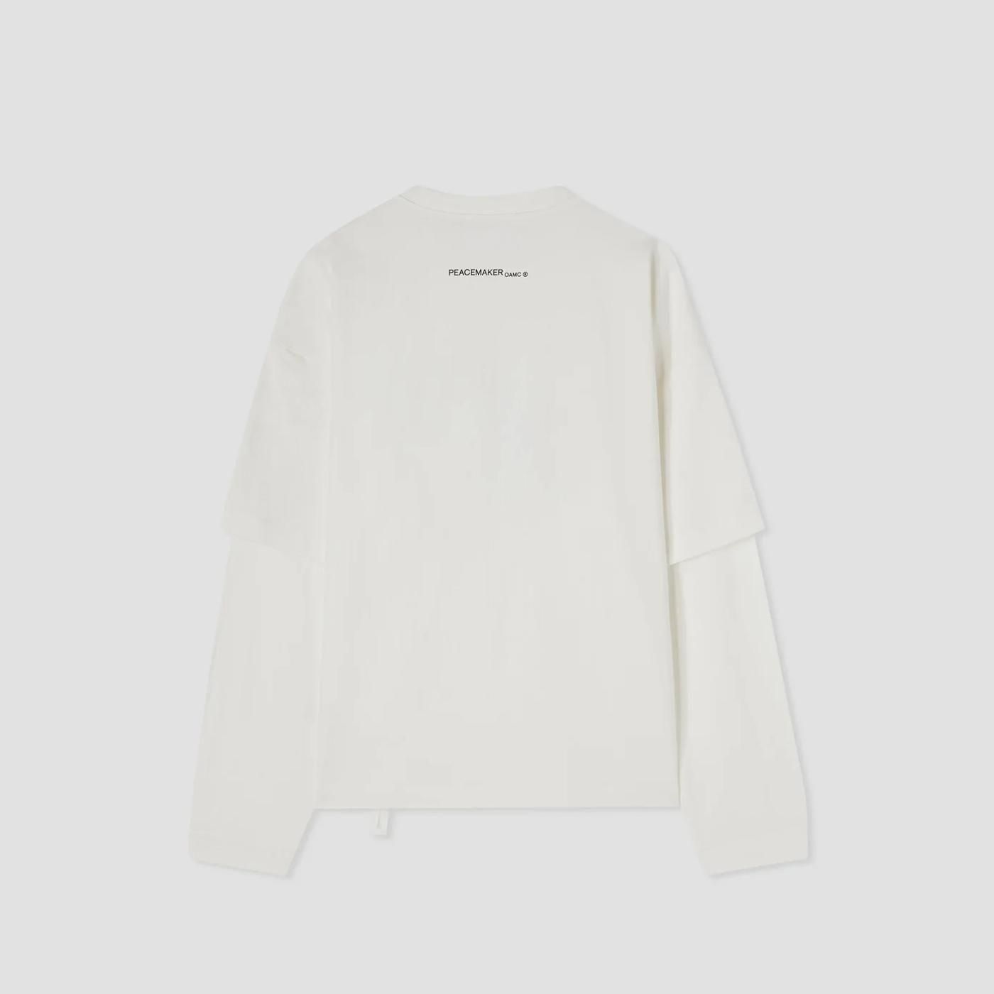 PEACEMAKER oamc * PEACEMAKER LEAF DOUBLE LAYER BOXY T-SHIRT(2Ÿ)