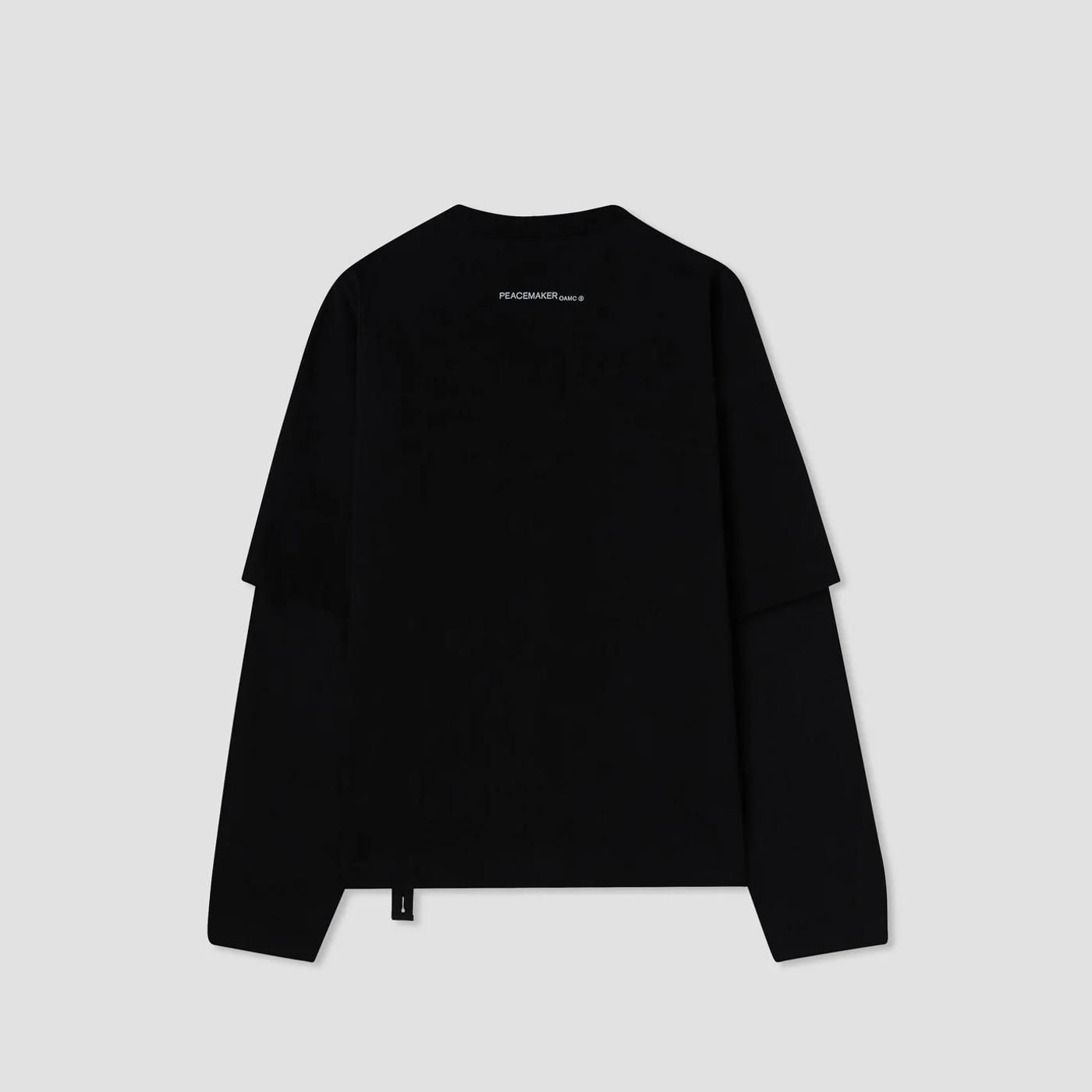 PEACEMAKER oamc * PEACEMAKER LEAF DOUBLE LAYER BOXY T-SHIRT(2Ÿ)
