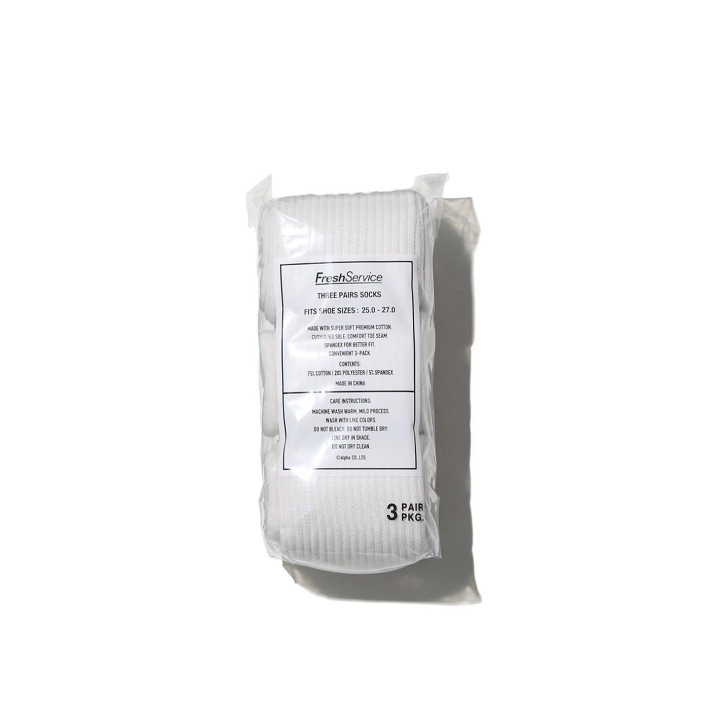 FreshService * ORIGINAL 3PACK SOCKS(12Ÿ)