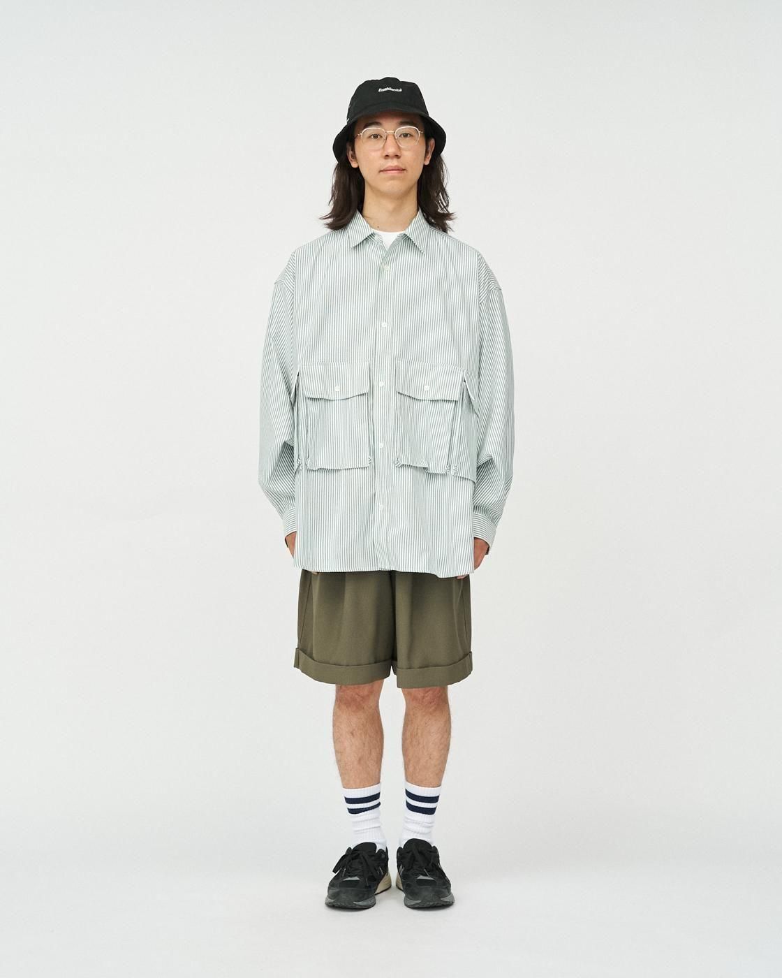 FreshService * DRY OXFORD FLAP POCKET L/S SHIRT(4Ÿ)