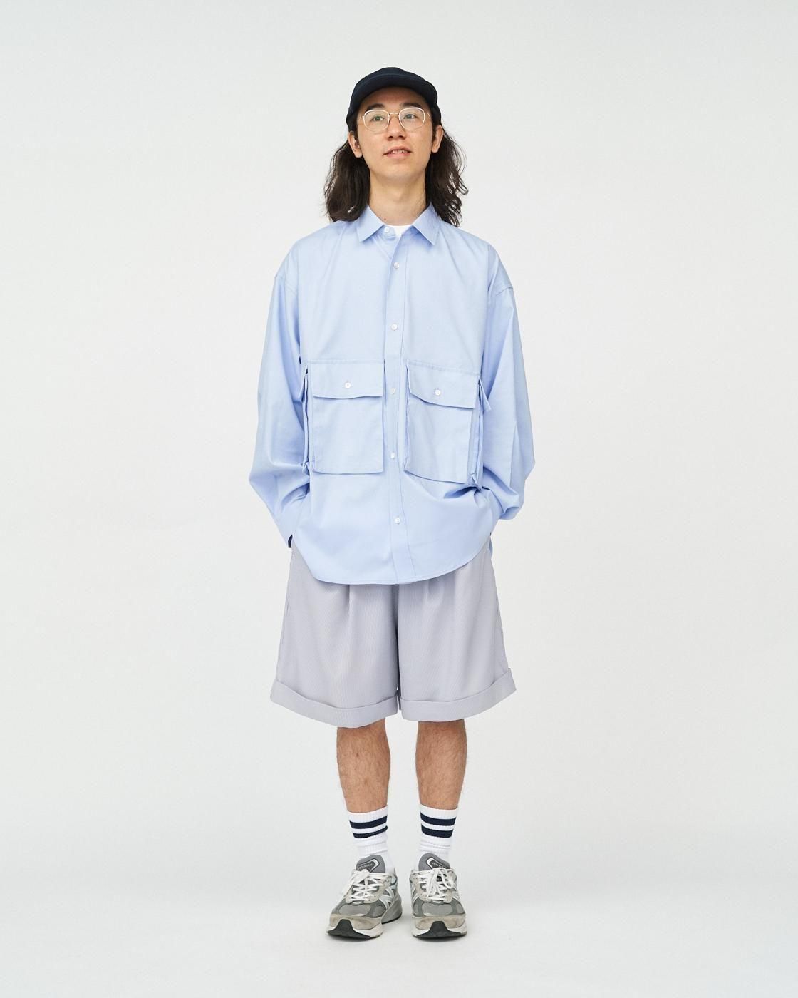 FreshService * DRY OXFORD FLAP POCKET L/S SHIRT(4Ÿ)