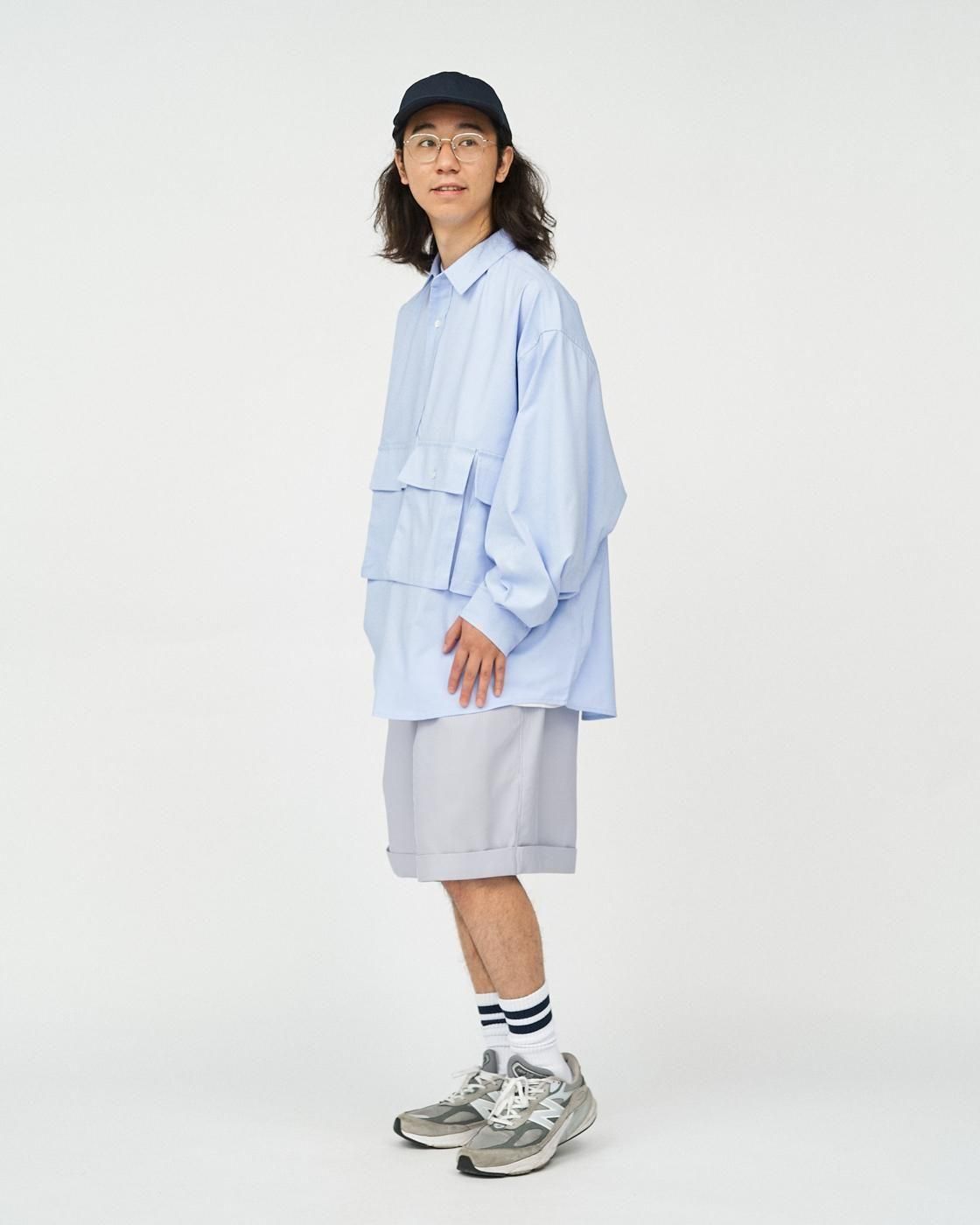 FreshService * DRY OXFORD FLAP POCKET L/S SHIRT(4Ÿ)