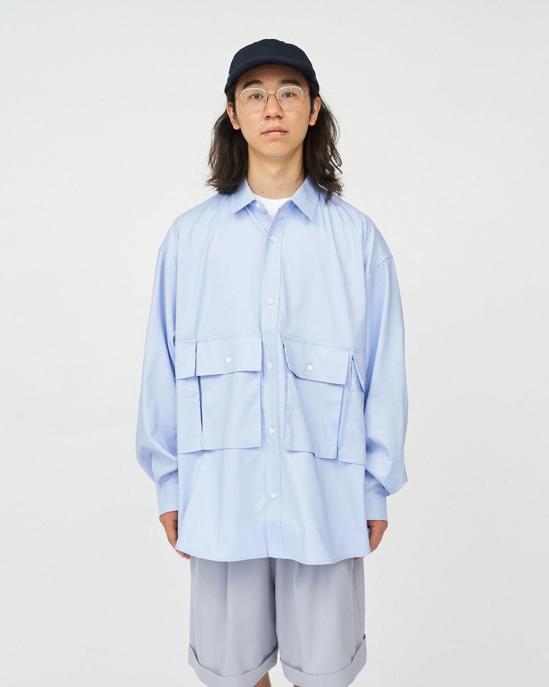 FreshService * DRY OXFORD FLAP POCKET L/S SHIRT(4Ÿ)