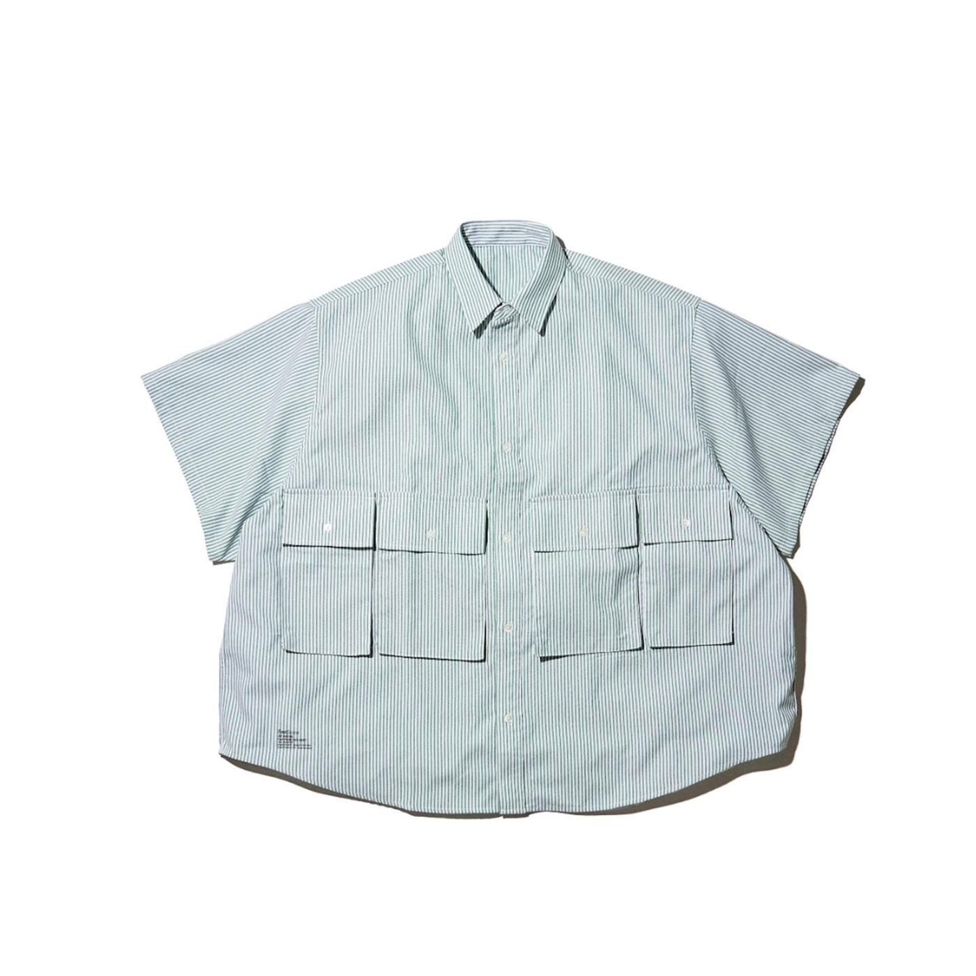 FreshService * DRY OXFORD FLAP POCKET S/S SHIRT(4Ÿ)