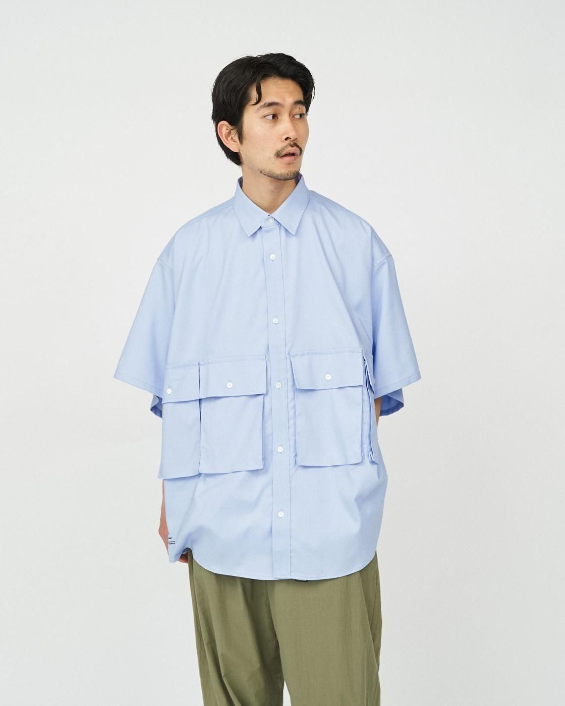 FreshService * DRY OXFORD FLAP POCKET S/S SHIRT(4Ÿ)