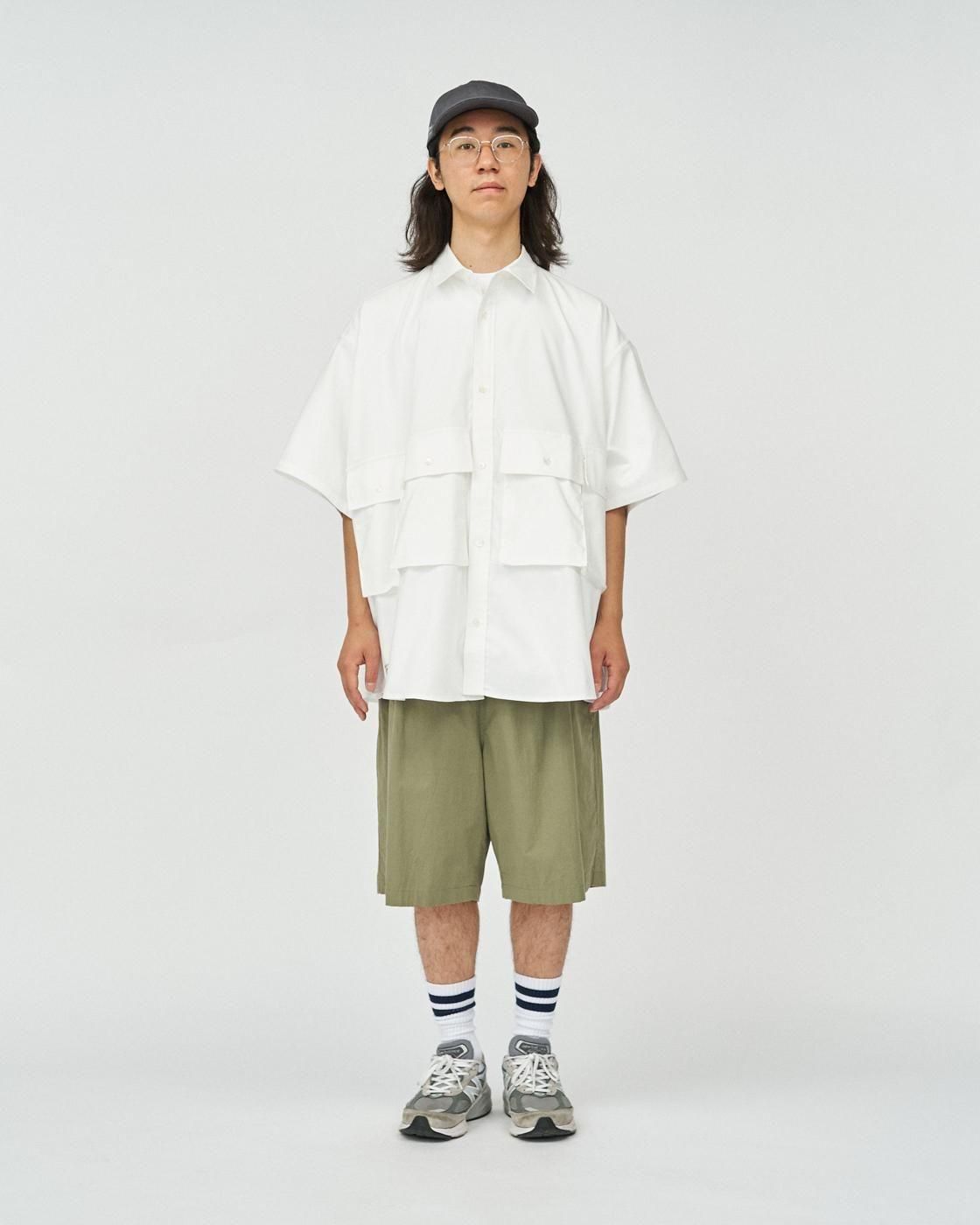FreshService * DRY OXFORD FLAP POCKET S/S SHIRT(4Ÿ)