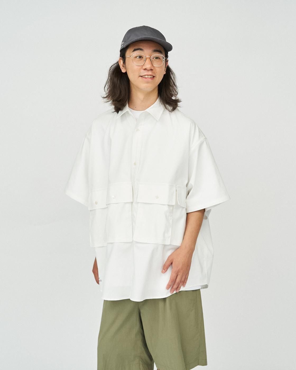 FreshService * DRY OXFORD FLAP POCKET S/S SHIRT(4Ÿ)