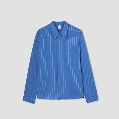 OAMC * OA5SMS08APTR3 Blue Striped Raglan Shirt* Blue