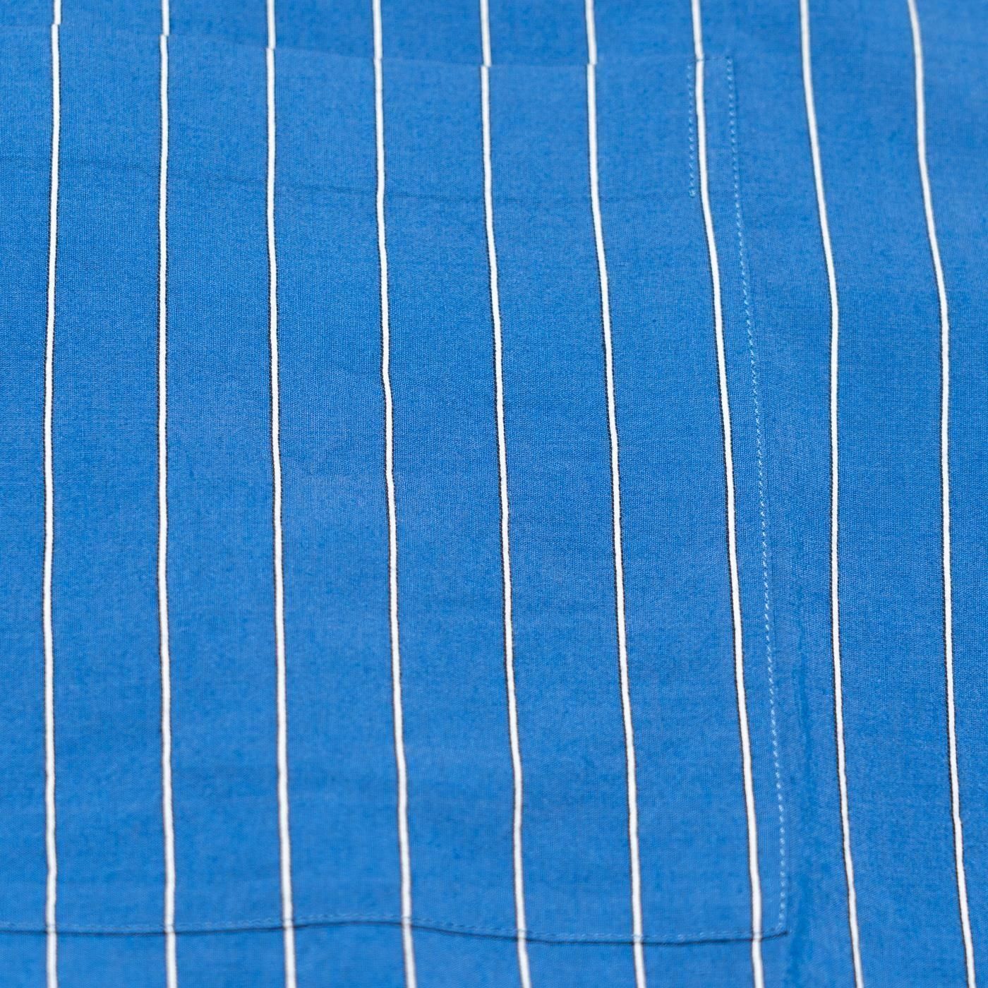 OAMC * OA5SMS01FPTR3 Blue Striped SS Shirt * Blue