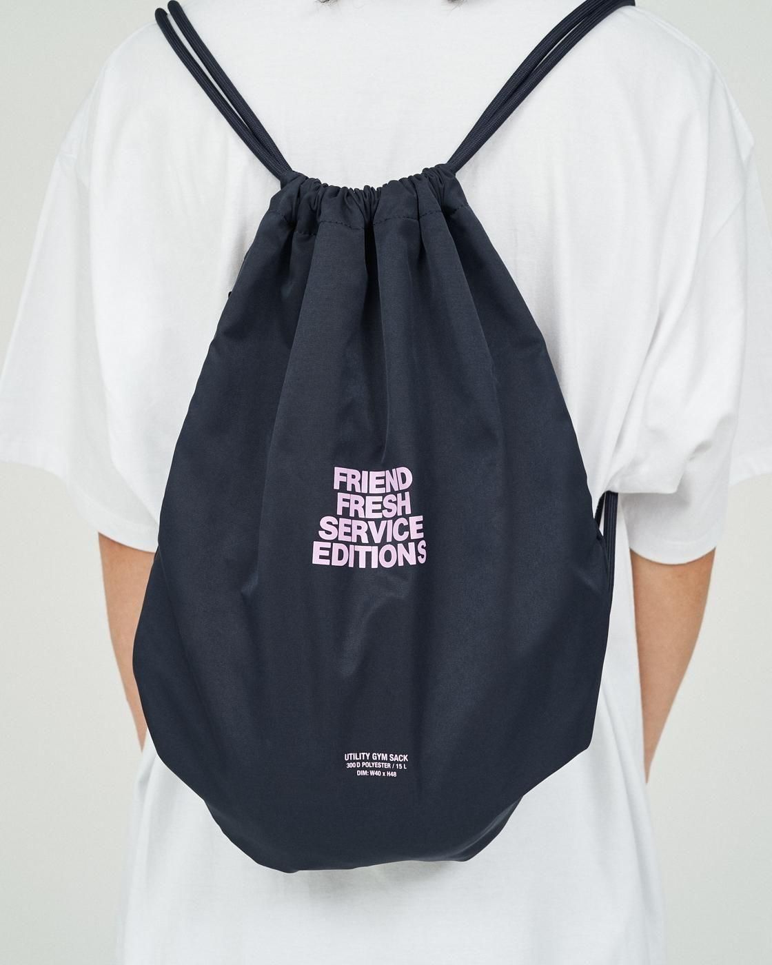 FreshService * FE LOGO UTILITY GYM SACK * Navy