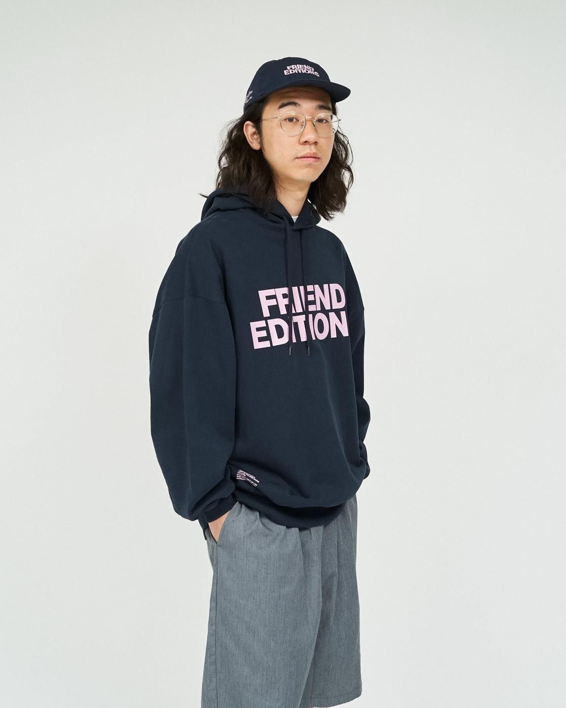 FreshService * FE LOGO LIGHT OZ PULLOVER HOODIE * Navy