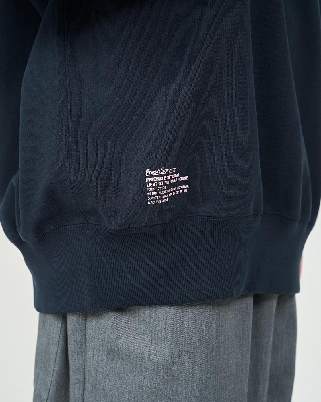 FreshService * FE LOGO LIGHT OZ PULLOVER HOODIE * Navy