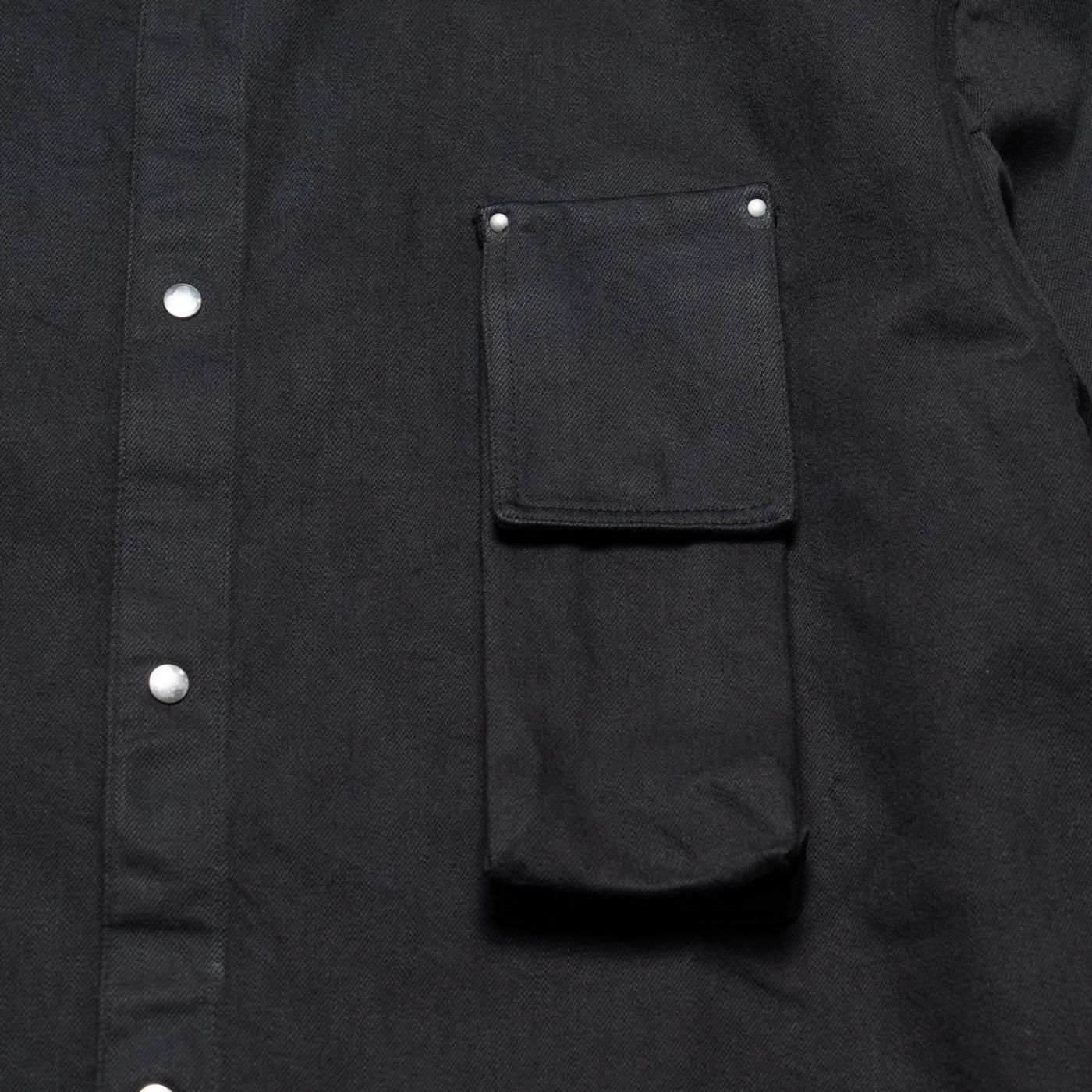 OAMC * OA5SMS15BCT18 Black Denim Shirt * Black