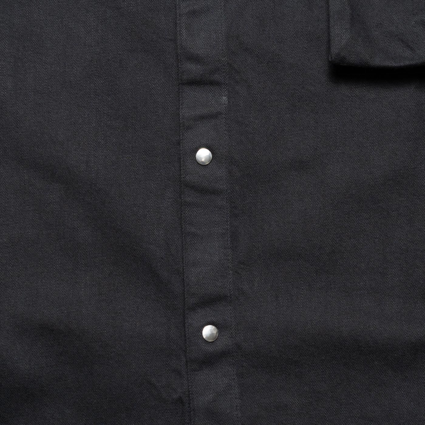 OAMC * OA5SMS15BCT18 Black Denim Shirt * Black