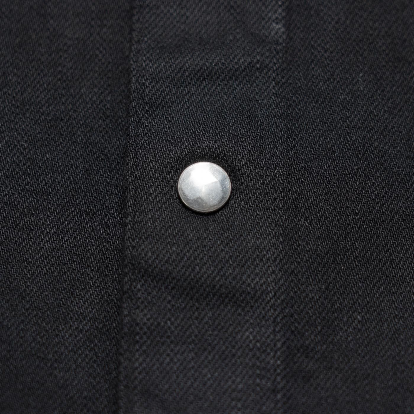 OAMC * OA5SMS15BCT18 Black Denim Shirt * Black