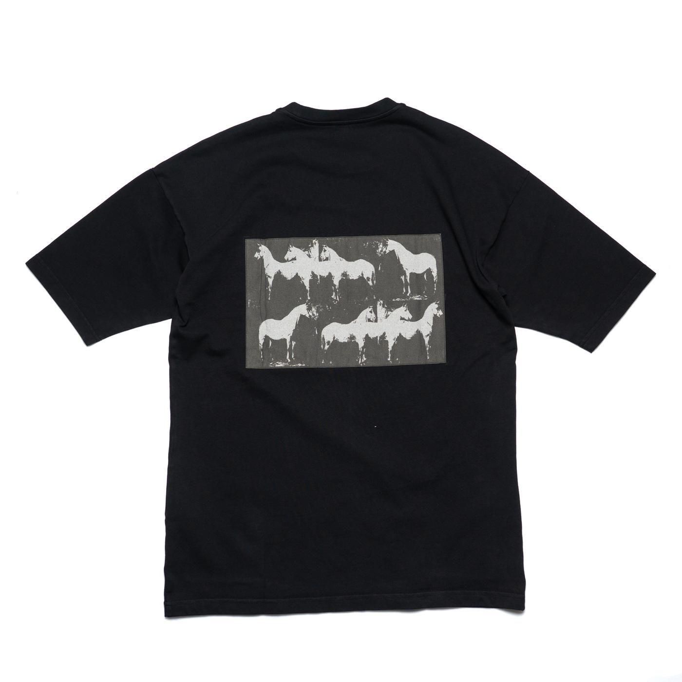 OAMC * OASMHO1APJES Loose Fit Tee With Printed Patch * Black