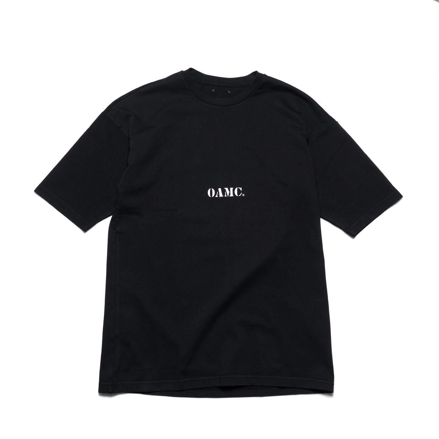 OAMC * OASMHO1APJES Loose Fit Tee With Printed Patch * Black