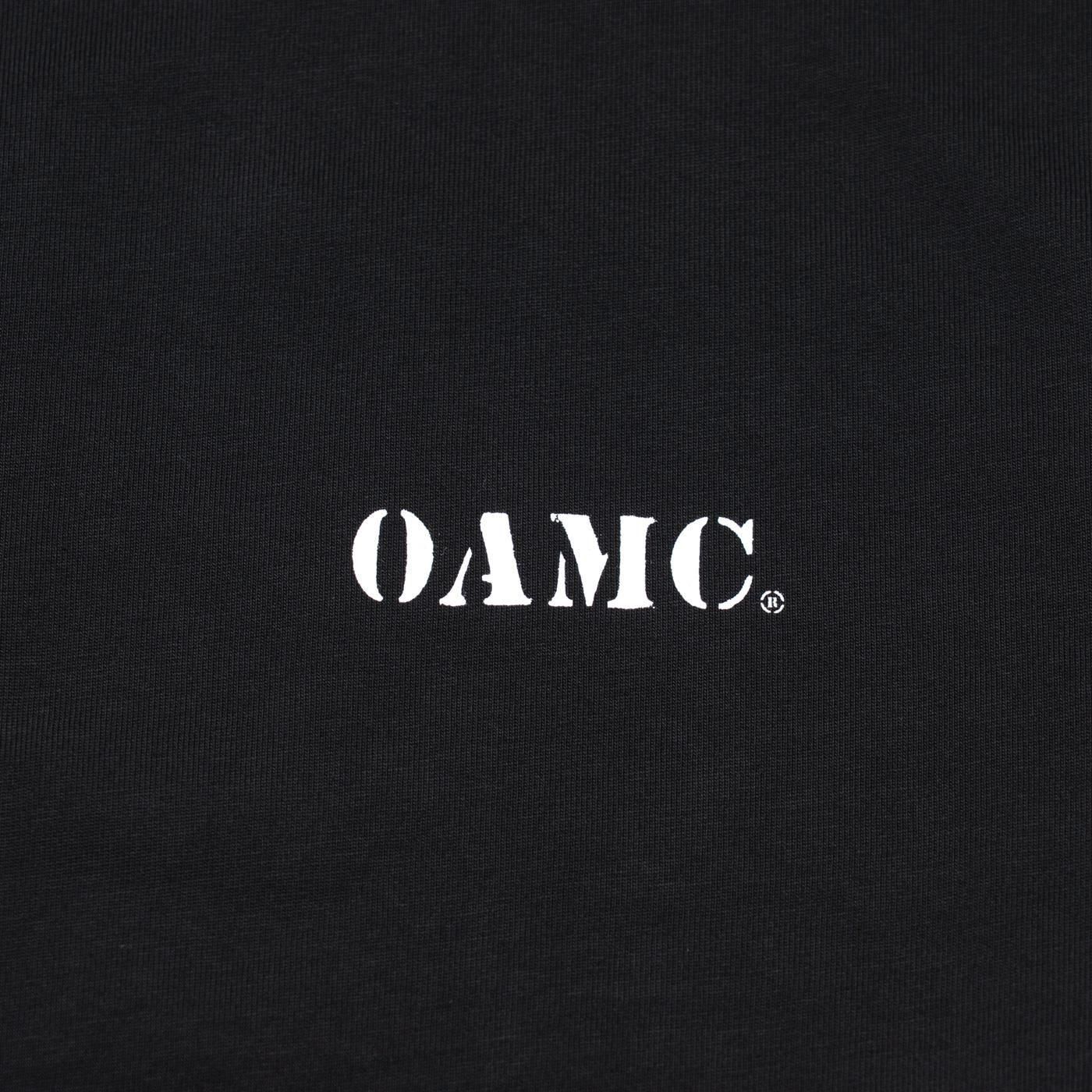 OAMC * OASMHO1APJES Loose Fit Tee With Printed Patch * Black