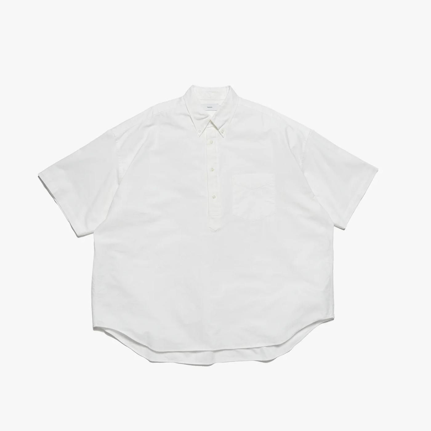 Graphpaper * Oxford S/S Oversized B.D Pullover Shirt(5色展開