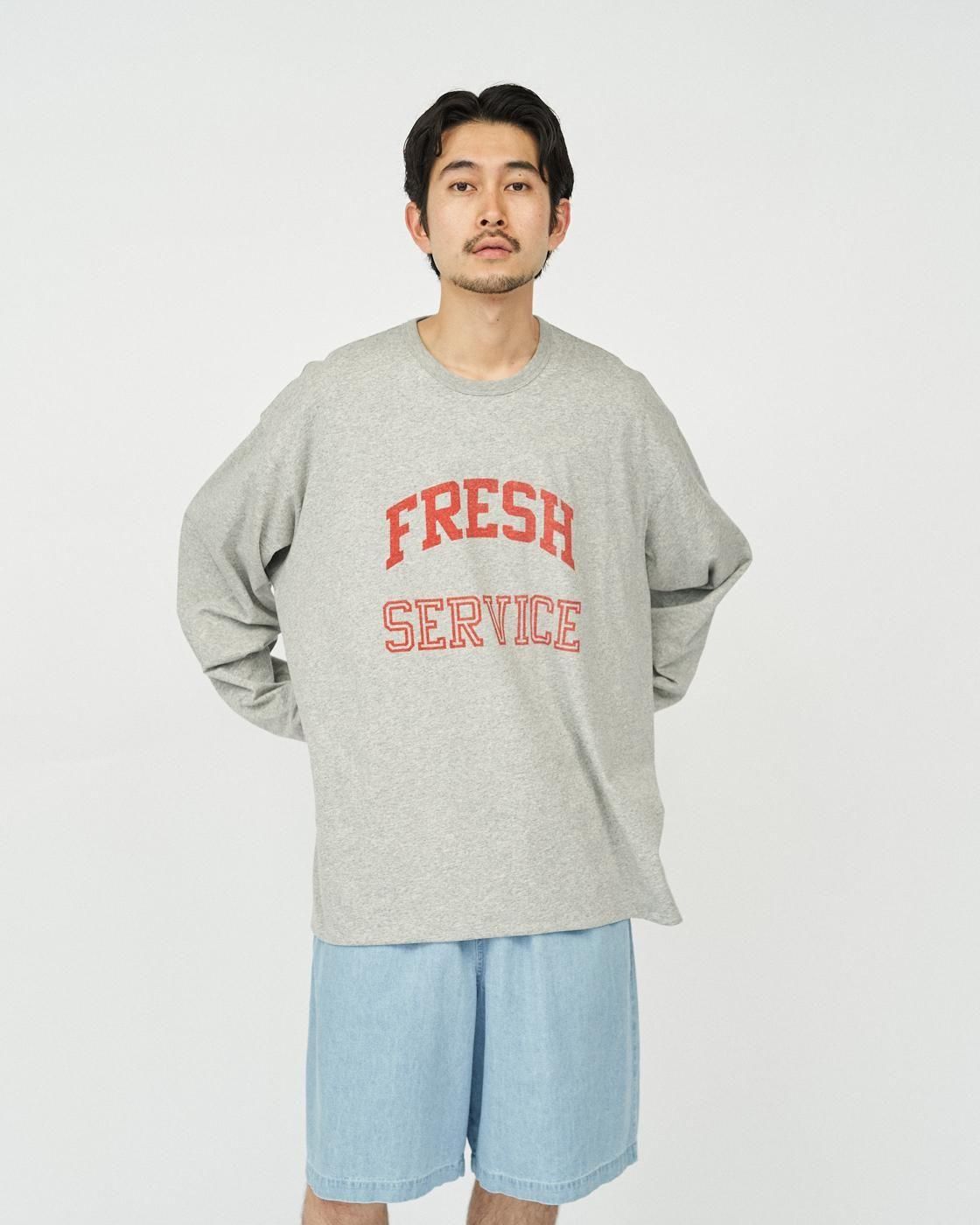 FreshService * FSC252-70041 REVERSIBLE L/S TEE(4色展開) | public