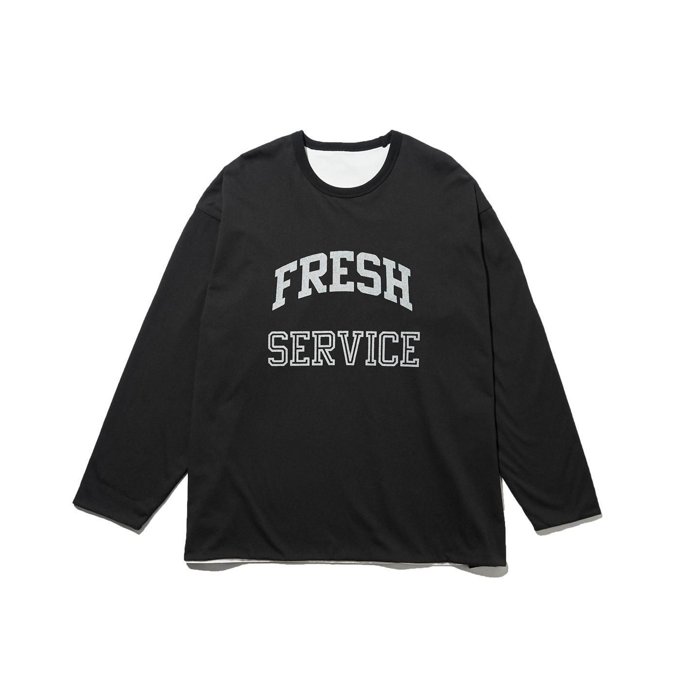 FreshService * FSC252-70041 REVERSIBLE L/S TEE(4色展開) | public