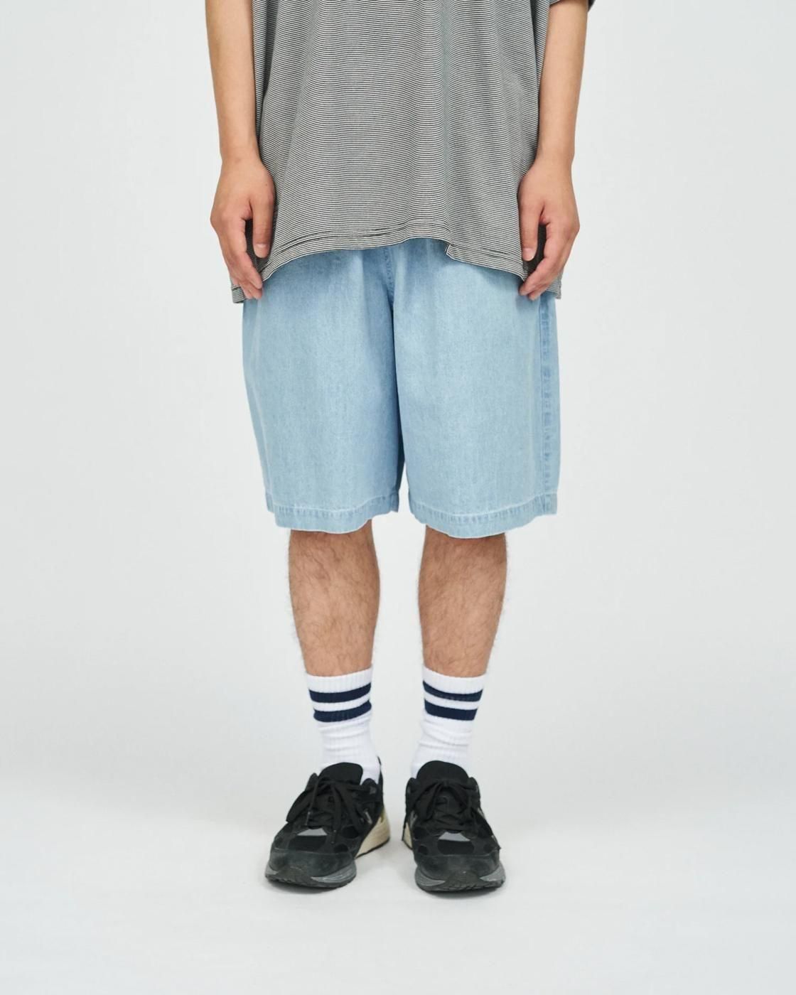 FreshService * FSC252-40047 LIGHT DENIM EASY SHORTS(2Ÿ)