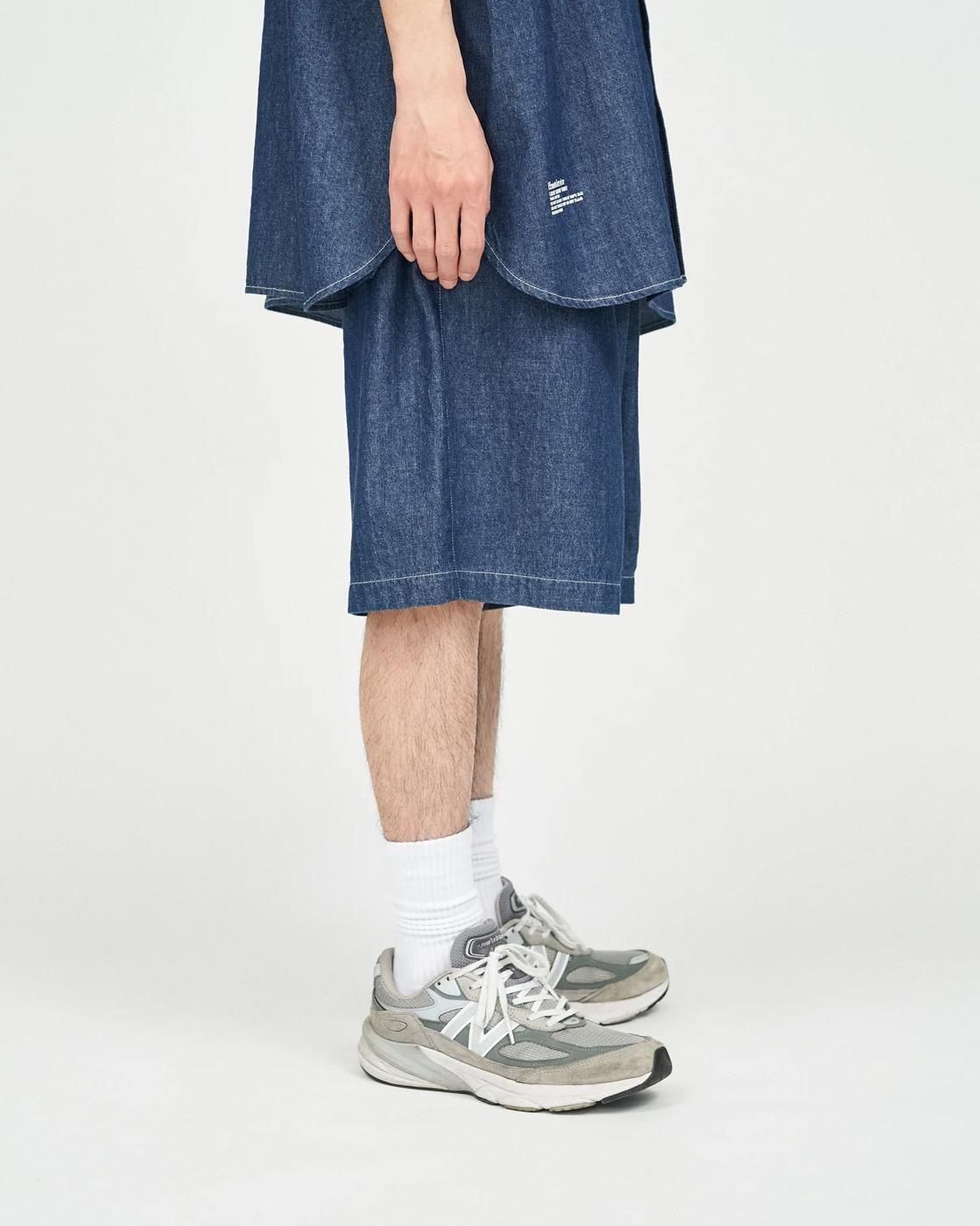FreshService * FSC252-40047 LIGHT DENIM EASY SHORTS(2Ÿ)
