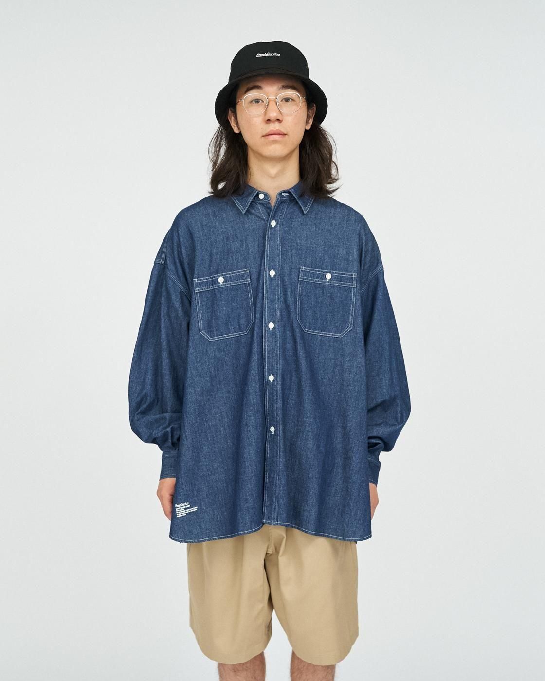 FreshService * FSC252-50045 LIGHT DENIM L/S SHIRT(2Ÿ)
