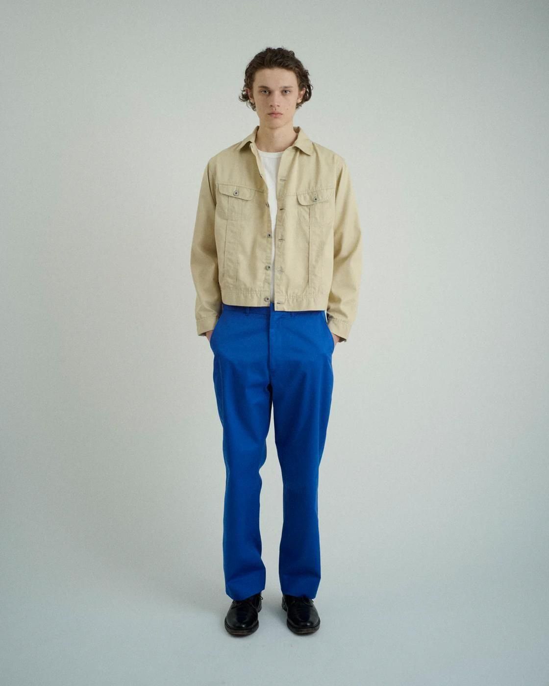 FOUNDOUR * 25AW FD252010 TWILL JACKET * Beige