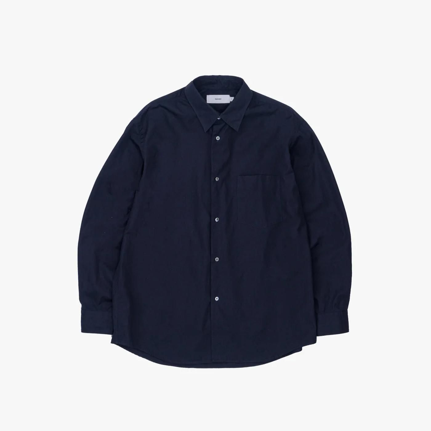 Graphpaper * High Count Regular Collar Round Cut Oversized Shirt(4Ÿ)