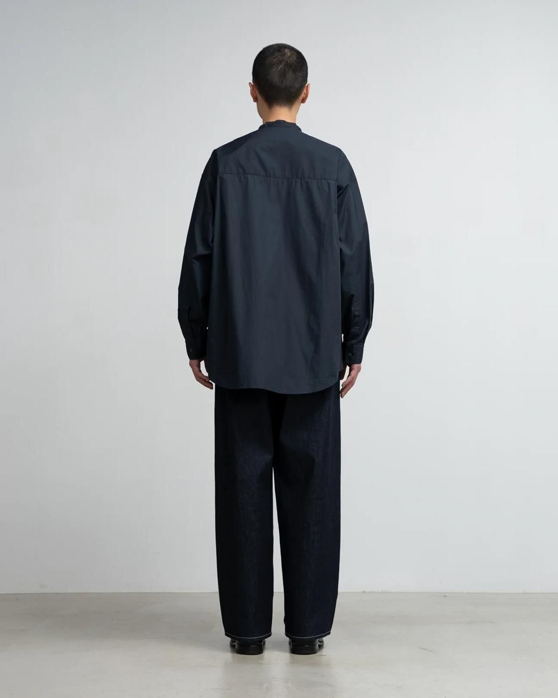 Graphpaper * Broad L/S Oversized Band Collar Shirt(4Ÿ)