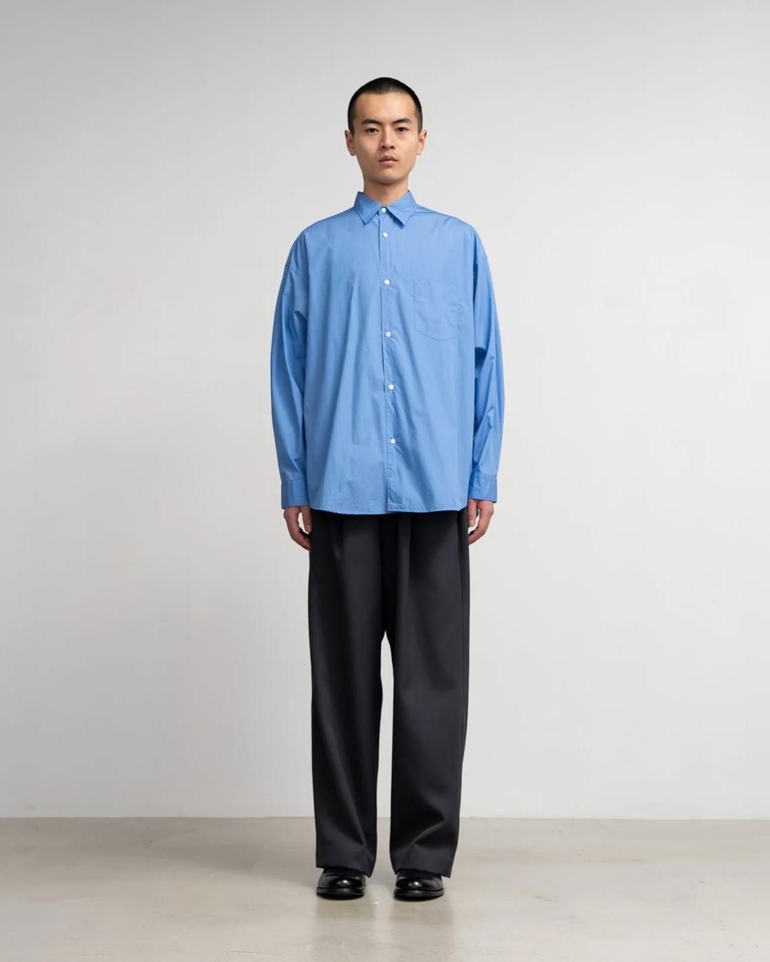 トップス Graphpaper Regular Collar Shirt Graphpaper - グラフペーパー SIDOGRAS S/S Oversized Regular