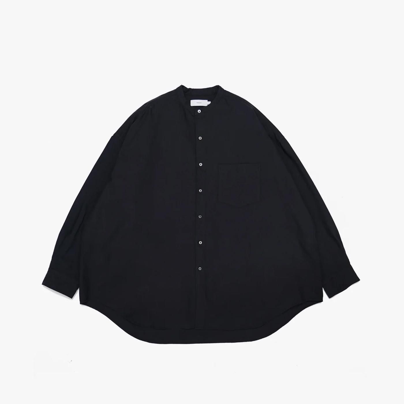 Graphpaper * Oxford L/S Oversized Band Collar Shirt(4色展開