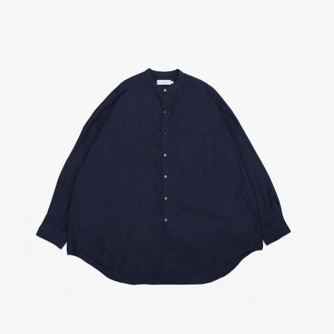 【専用】La blue ホワイトスカート　➕　黒シャツ Graphpaper * Oxford L/S Oversized Band Collar Shirt(4色展開