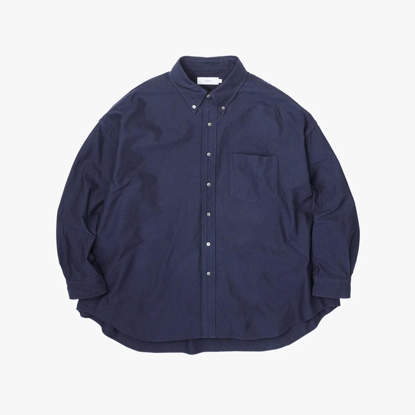 Graphpaper * Oxford L/S Oversized B.D Shirt(5色展開) | public