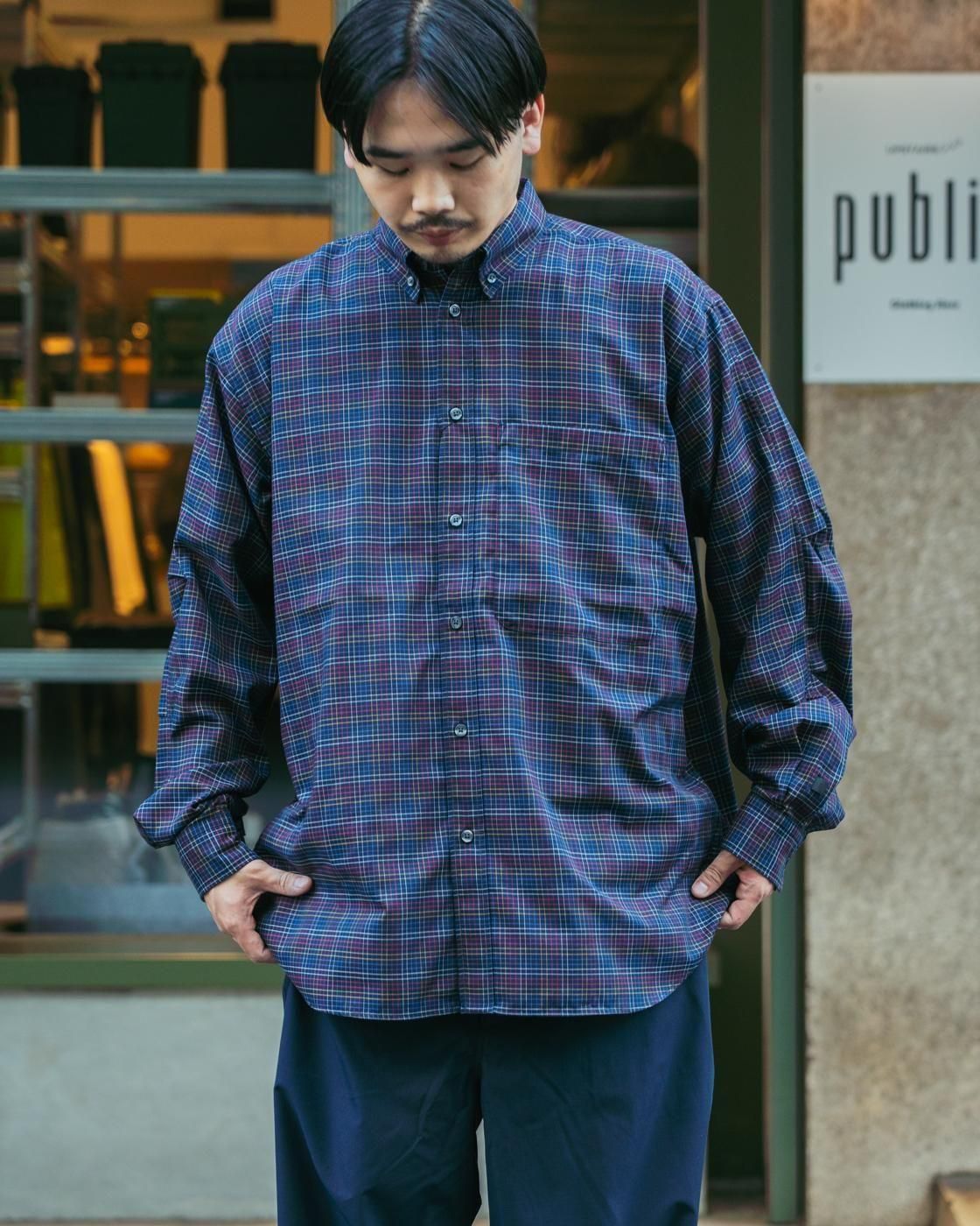 DAIWA PIER39 * BE-80025W TECH BUTTON DOWN SHIRT L/S