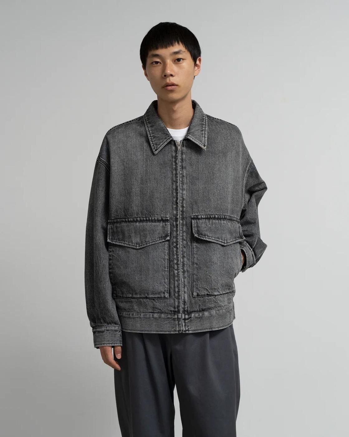 Graphpaper * Selvage Denim Zip Jacket LIGHT FADE (2Ÿ)