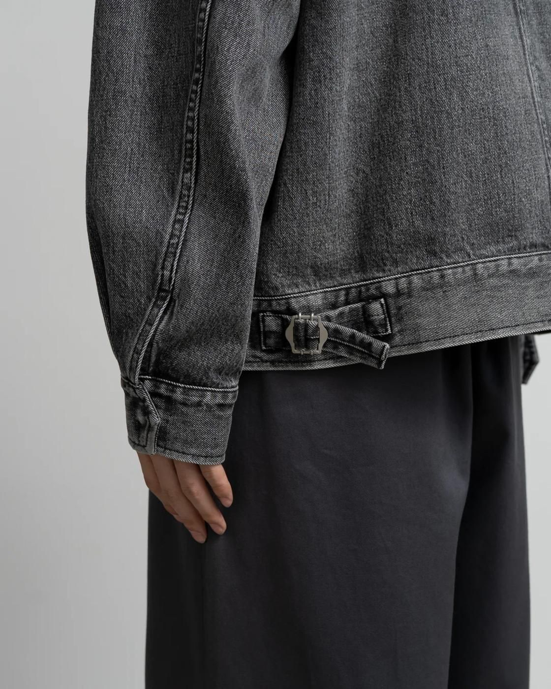 Graphpaper Selvage Denim Jacket グレー Graphpaper - Selvage Denim Zip Jacket -LIGHT FADE- – IN MY