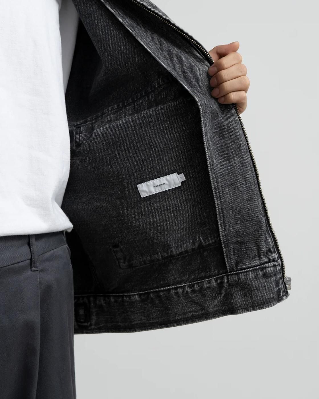 Graphpaper * Selvage Denim Zip Jacket LIGHT FADE (2Ÿ)