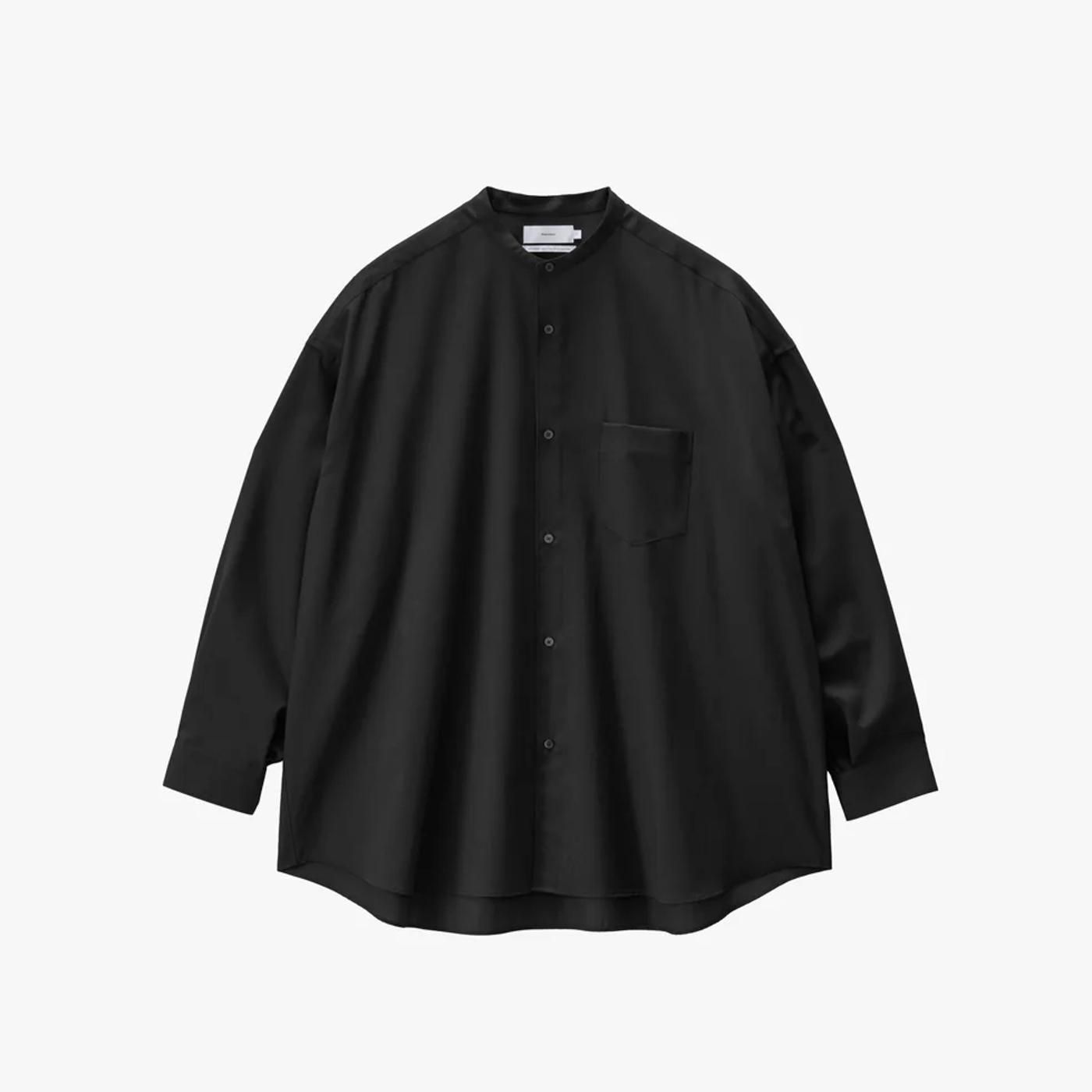 Graphpaper * GM253-50375 Techno Wool Tropical Oversized Band Collar Shirt(3Ÿ)