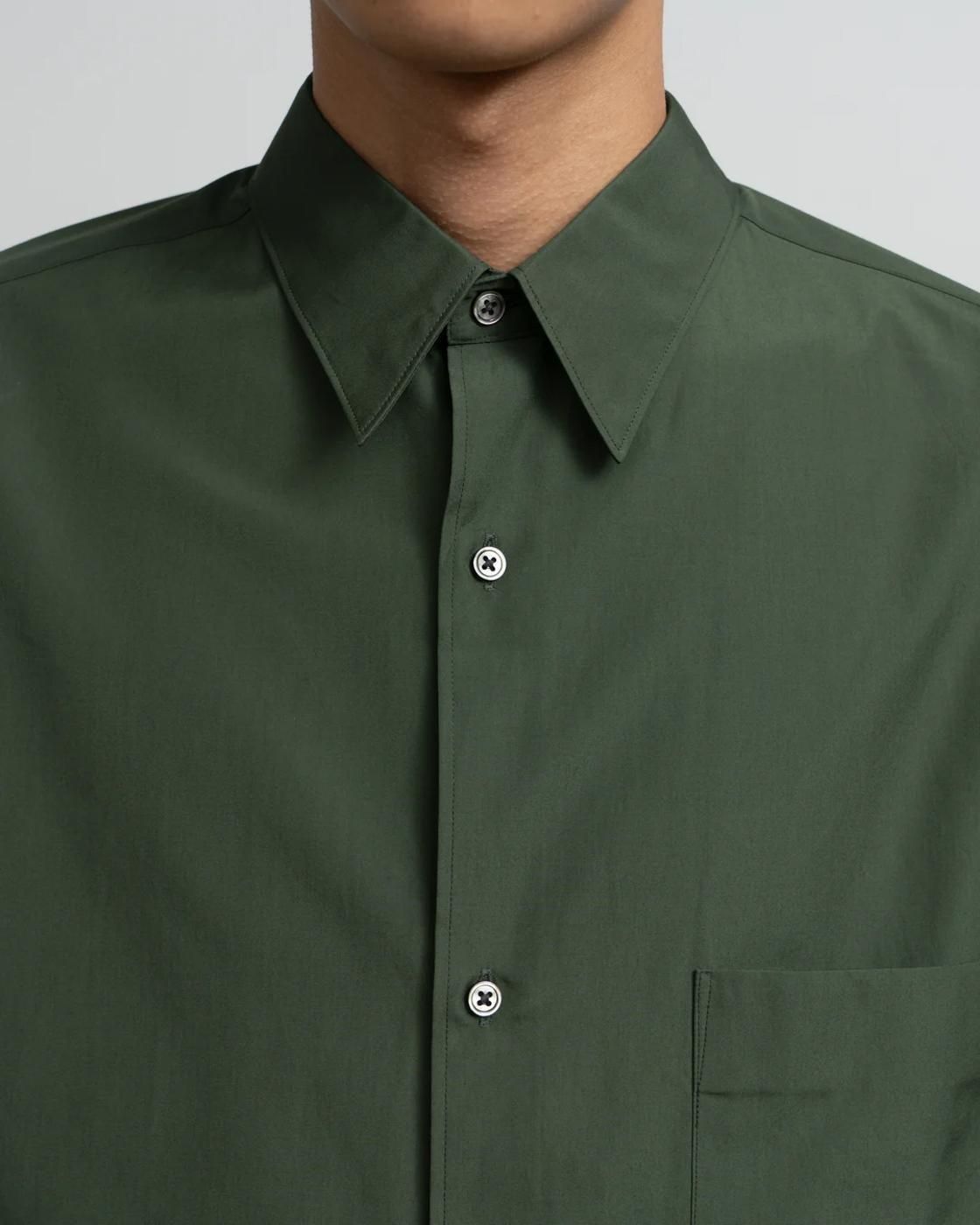 Graphpaper * GM253-50180 Silicon Poplin Oversized Regular Collar Shirt(3Ÿ)
