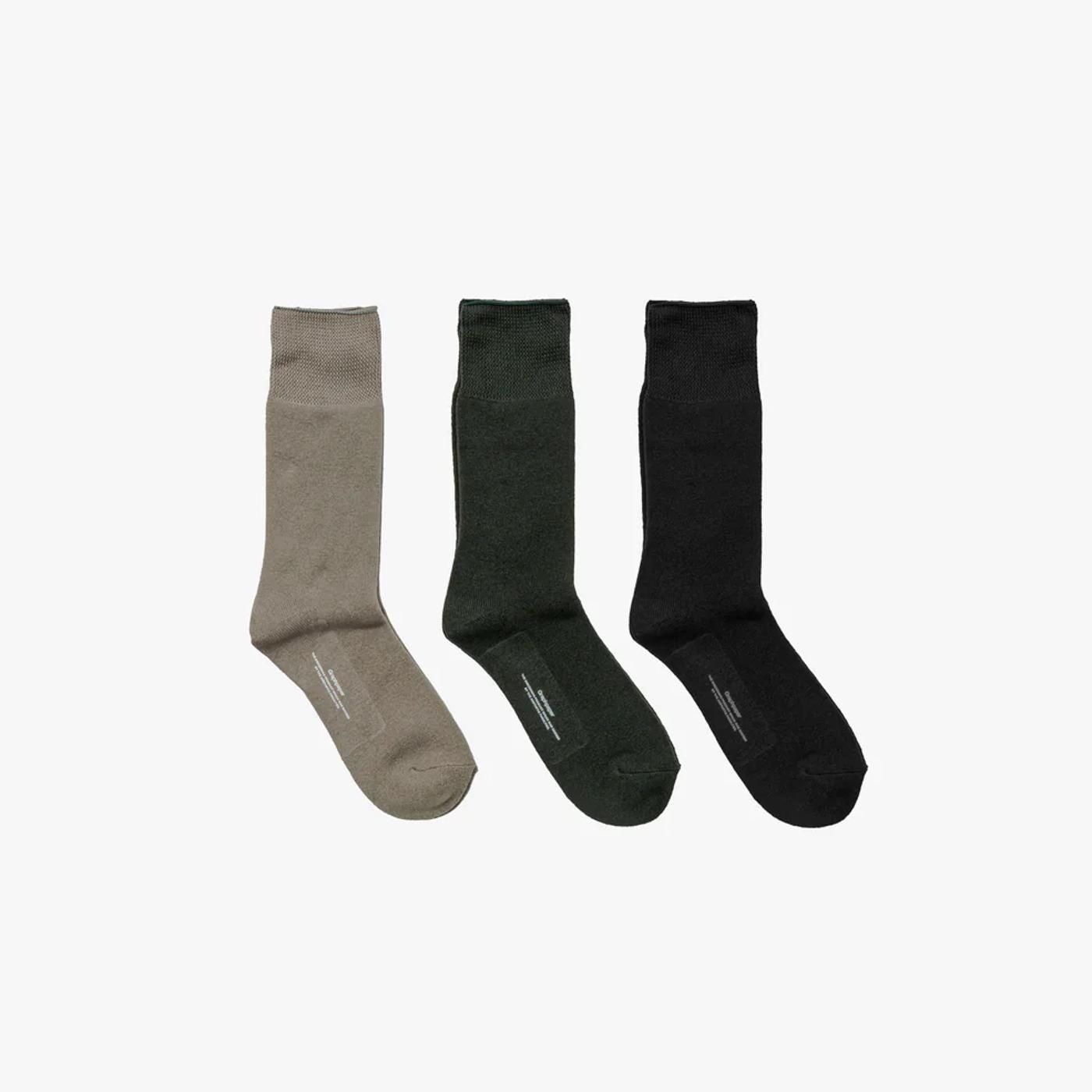 Graphpaper * 25AW Collection Graphpaper 3-Pack Socks(2Ÿ)