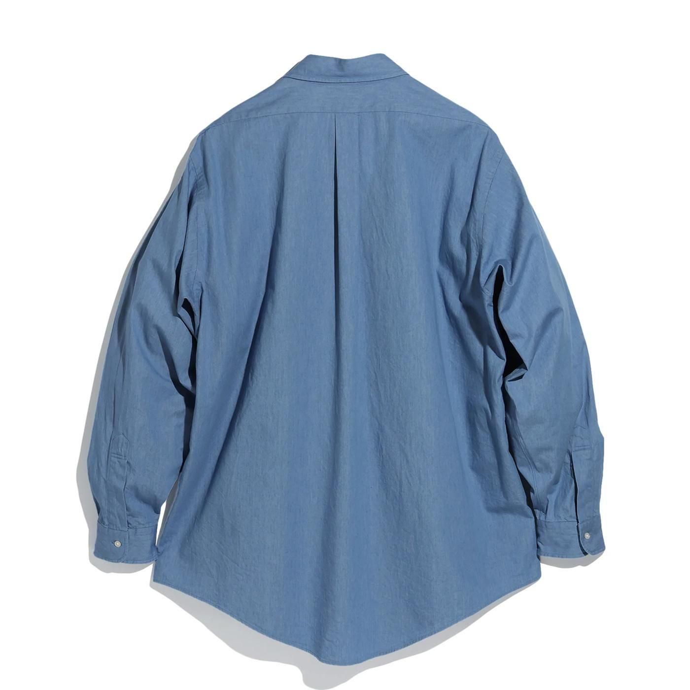 FOUNDOUR * FD252002 REGULAR COLLAR DENIM SHIRT * Indigo