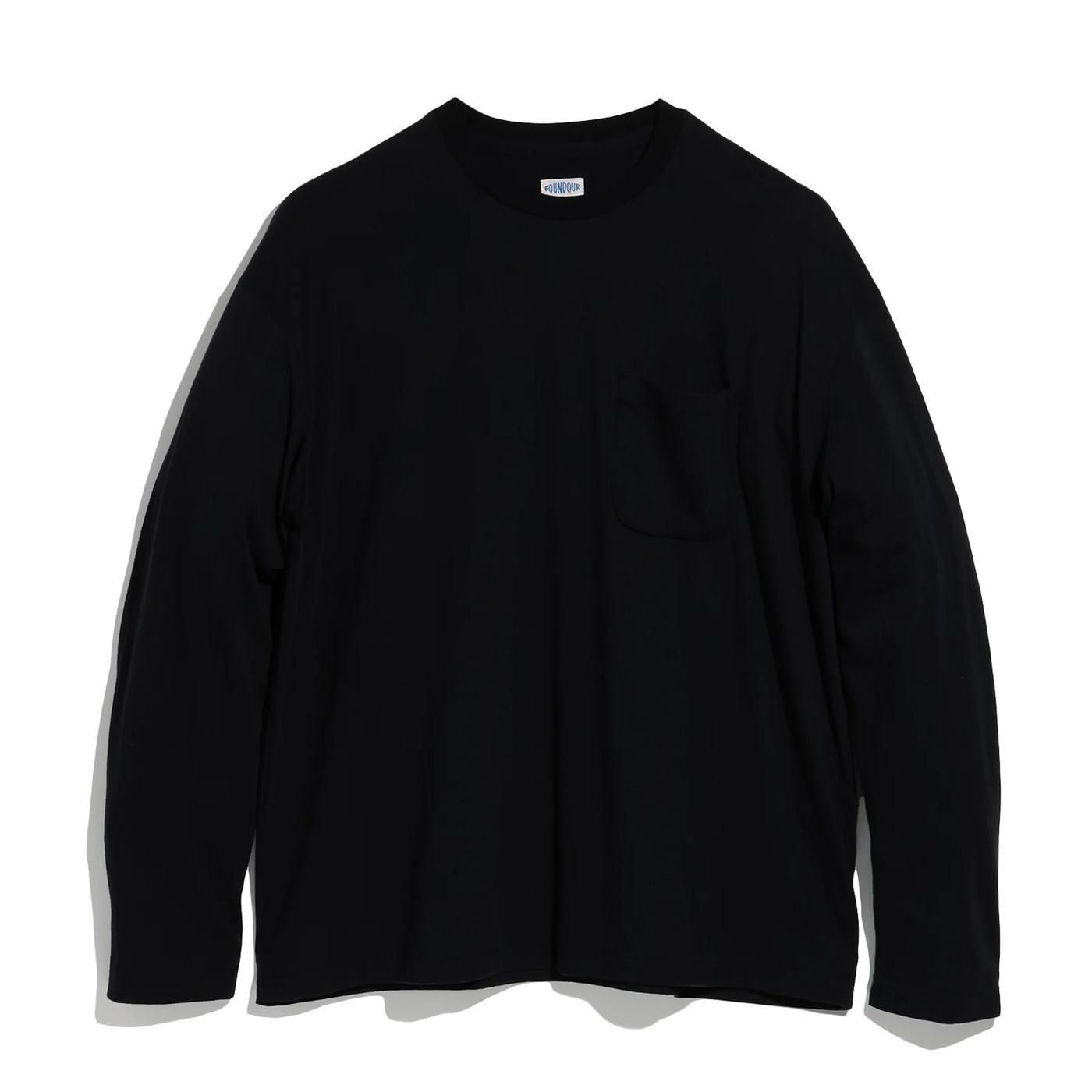 FOUNDOUR * FD252005 LONG SLEEVE POCKET TEE SHIRT(6Ÿ)