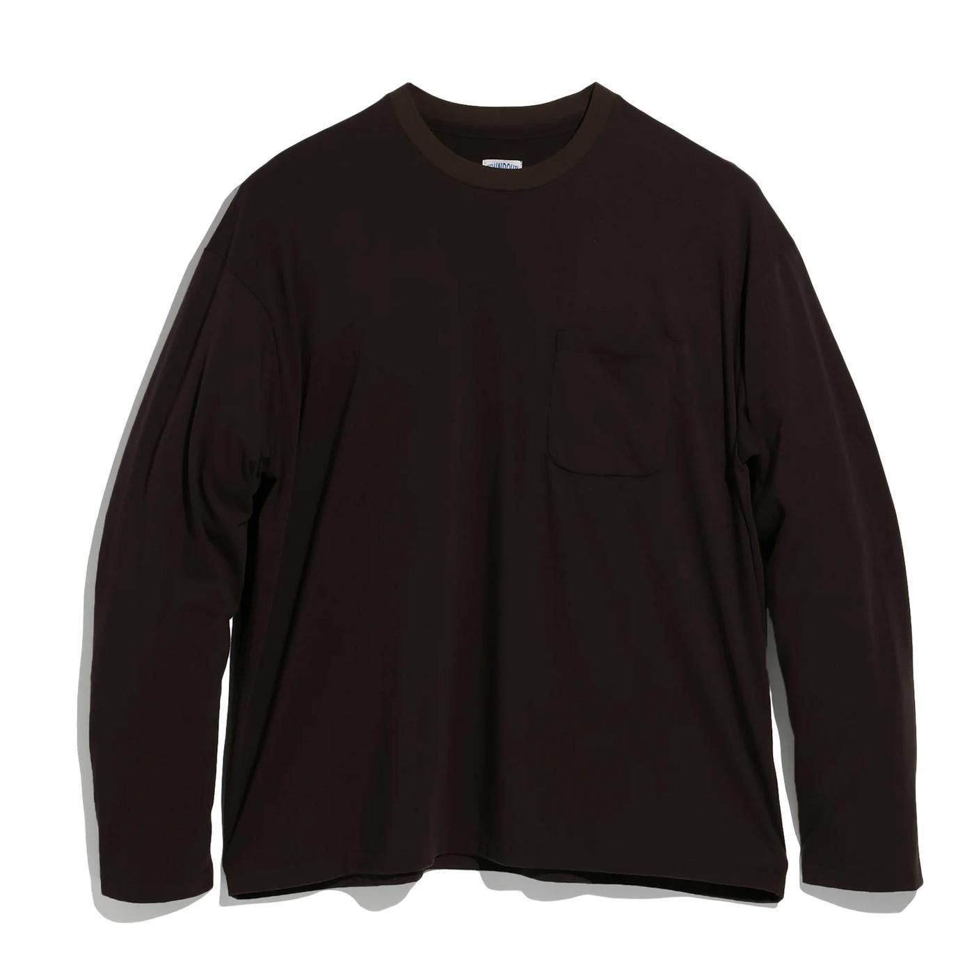 FOUNDOUR * FD252005 LONG SLEEVE POCKET TEE SHIRT(6Ÿ)