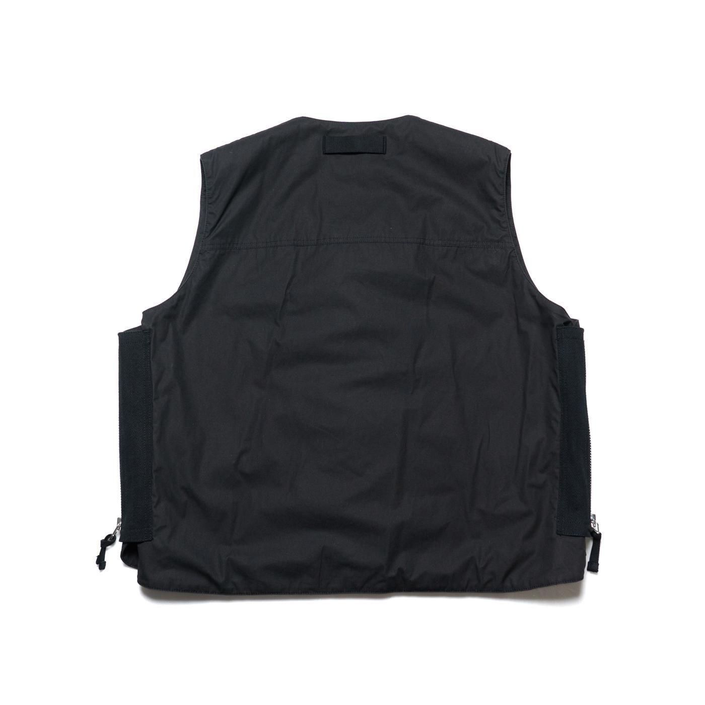 COMME des GARCONS HOMME * HP-V001 Cotton Weather Cloth Vest * Black