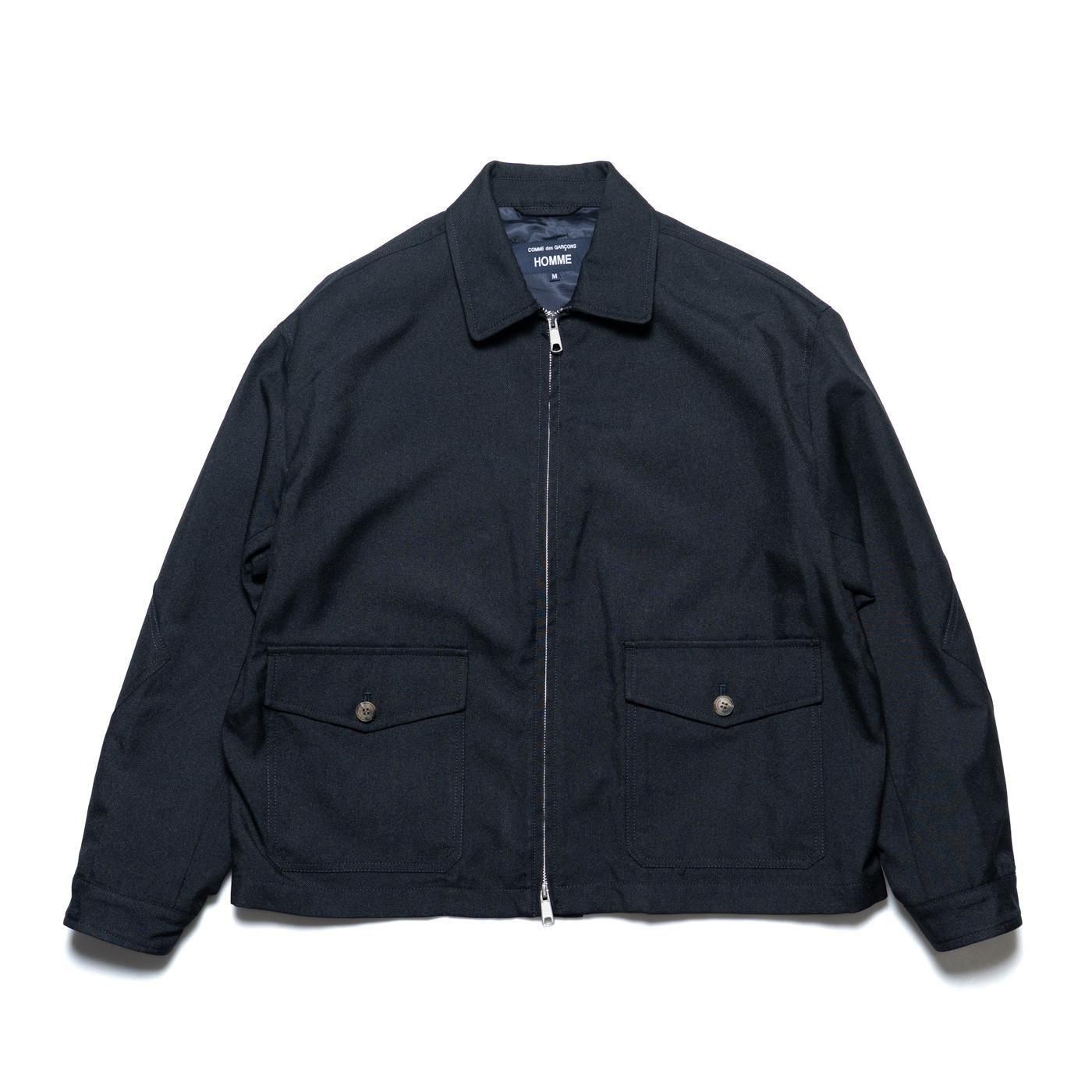 COMME des GARCONS HOMME * HP-J006 Polyester Sarge Zip Up