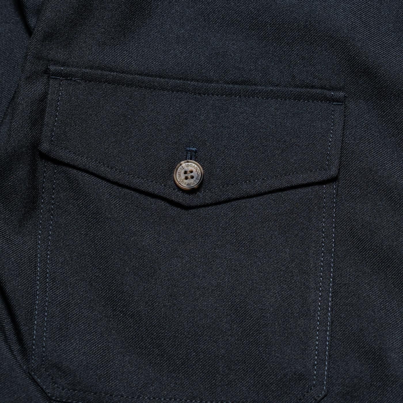 COMME des GARCONS HOMME * HP-J006 Polyester Sarge Zip Up Blouson(2Ÿ)
