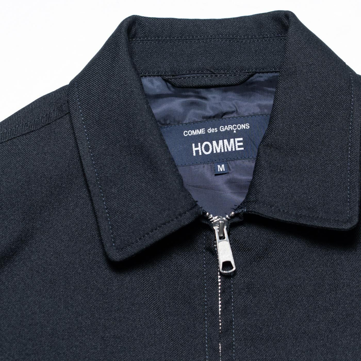 COMME des GARCONS HOMME * HP-J006 Polyester Sarge Zip Up Blouson(2Ÿ)