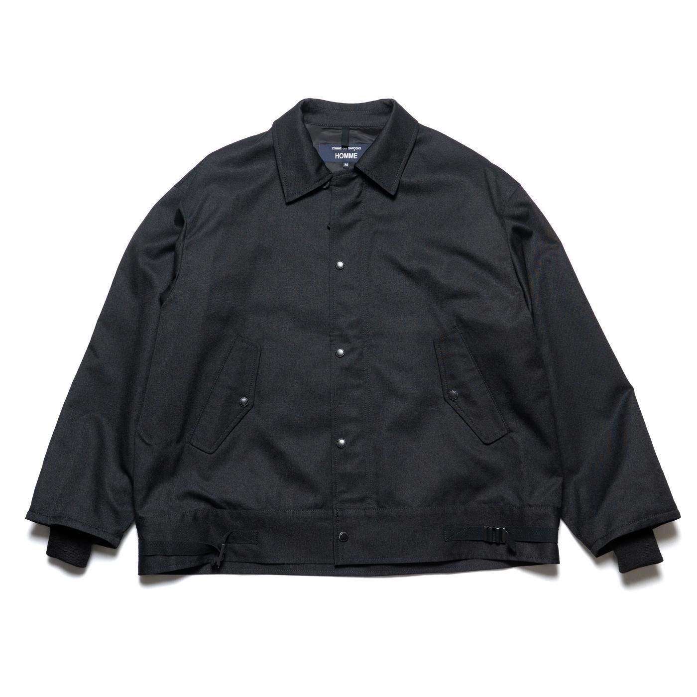 COMME des GARCONS HOMME * HP-J002 Wool Polyester Twill Jacket * Black